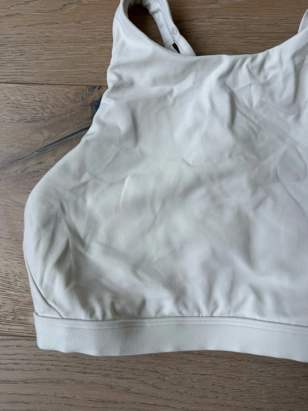 Athleta X Alicia Keys Transcend Chantilly Cream Bra D-DD+ XSmall